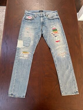 Ralph Lauren Sullivan Slim Distressed Jeans